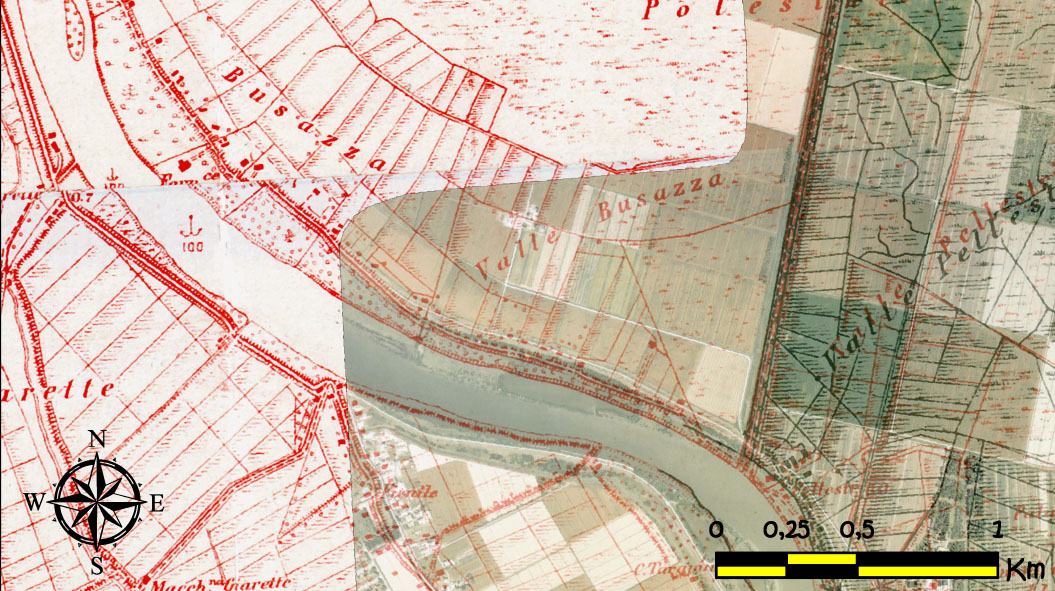 IGM 1924 - ORTOFOTO 2008